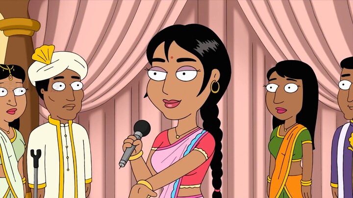 Family Guy's trip to India, Brian came to India to meet a female netizen, but was rejected by her