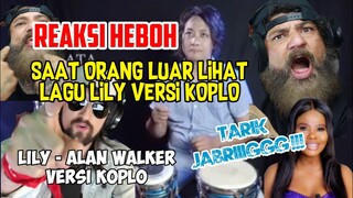 AUTO JOGET‼️ REAKSI ORANG LUAR LIHAT LILY VERSI KOPLO || KOPLO TIME REACTION || LILY - ALAN WALKER