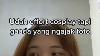 Gaada yang ngajak foto waktu cosplay 😭