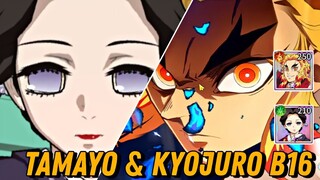 DAMAGE KYOJURO 1,8M !! BUILD TAMAYO & KYOJURO B16 TOP RANK SERVER 25 - DEMON SLAYER BLADE OF HASHIRA
