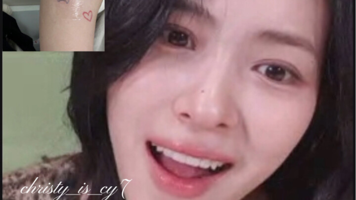 当我把申留真画的midzy纹在身上 她的reaction belike：