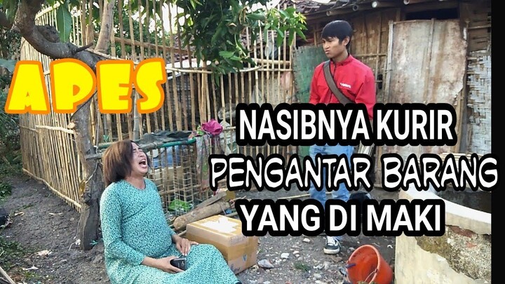 Viral!!!  kurir yang di maki - cenut nut