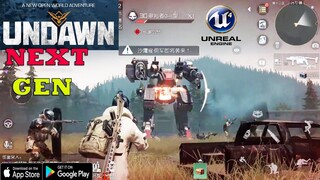 UNDAWN GAMEPLAY ANDROID IOS BY TENCENT RELEASE GLOBALE - ALL FEATURES IN GAME BIG OPEN WORLD 2021