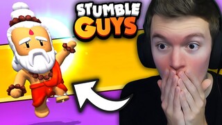 UNLOCKING NEW *FREE* GOD SKIN IN STUMBLE GUYS!