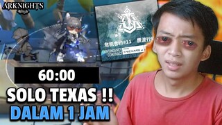 Challenge Solo Texas Dalam 1 Jam Di CC#11 | Arknights