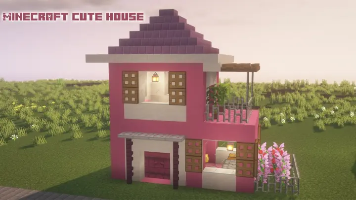 Minecraft cute house in Minecraft