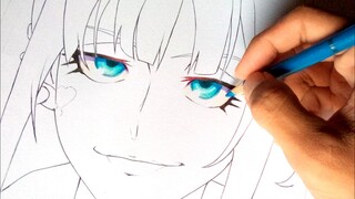 Coloring eye's from Characters HARLEY QUINN in Anime Version || SUICIDE SQUAD ISEKAI