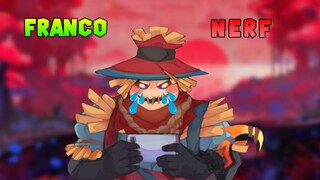 BIG NERF FRANCO (i stop play franco)