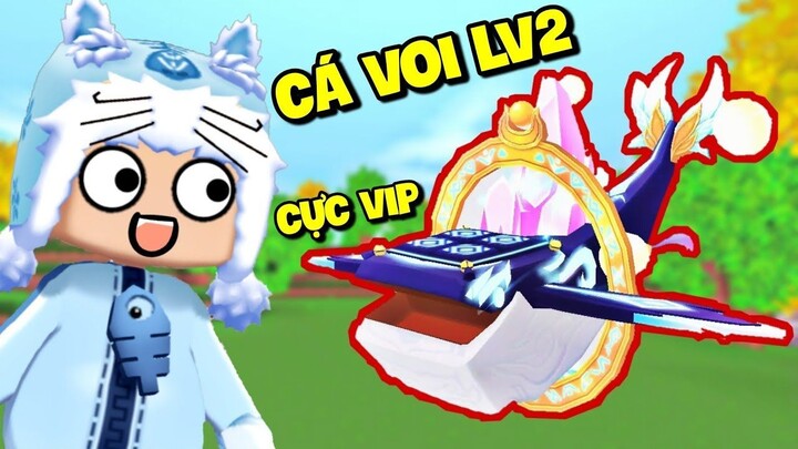 MEOWPEO HẾT HỒN VỚI SIÊU THẦN THÚ CÁ VOI LV2 ĐẦU TIÊN Ở VIỆT NAM TRONG MINI WORLD