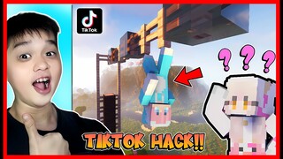 MENCOBA TIKTOK HACK VIRAL YANG 100% PASTI BERHASIL !! Feat @sapipurba Minecraft