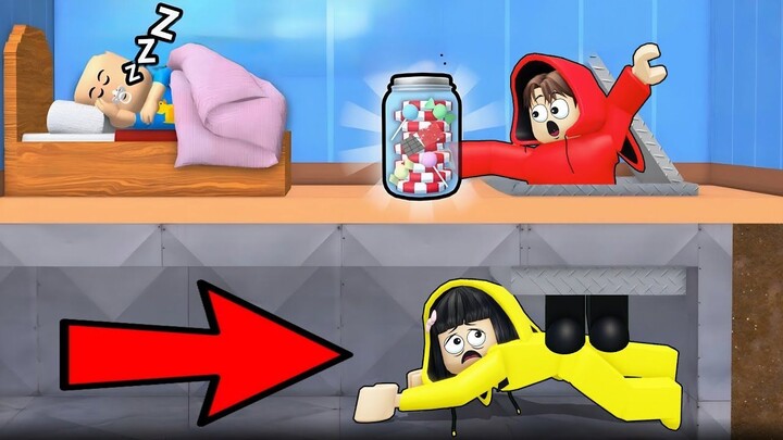 Yuta, Mio Dan Baby Celine Ambil Permen Dari Bayi Tanpa Ketahuan  ROBLOX