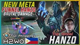New Meta Funnel Hanzo, Brutal Damage | Top Global Player H2wo