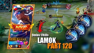 LAMOK PART 120 | BRUNO BEST BUILD AND EMBLEM SEASON 24 | Mobile Legends Bang Bang