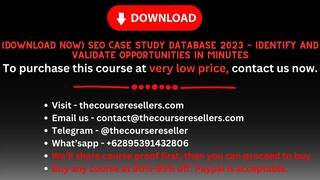 SEO Case Study Database 2023 – Identify and validate opportunities in minutes