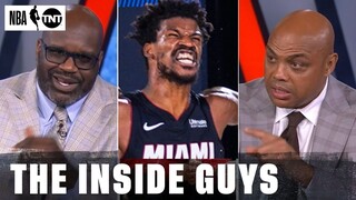 INSIDE THE NBA | Shaq claims Jimmy Butler can domianing Harden-Embiid to lead Miami Heat def. 76ers