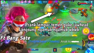 TROLL TEMEN PAKE JAW HEAD LGSG TOXIC MALAH GUA YANG GENDONG - MOBILE LEGENDS