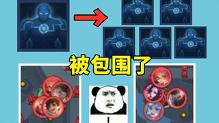 The King of Glory AI seems to have leveled up—just dismantling a tower and the entire opposing team 