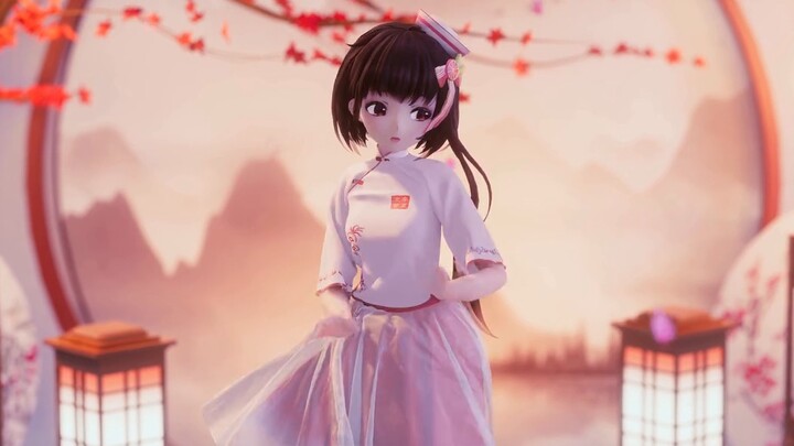 Màn hình rộng 4K 120 khung hình (bổ sung 60 khung hình) [Lingyuan MMD/vải] Chú chim vẫn có nụ cười d