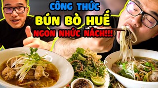 HƯỚNG DẪN TỪNG BƯỚC NẤU MÓN BÚN BÒ