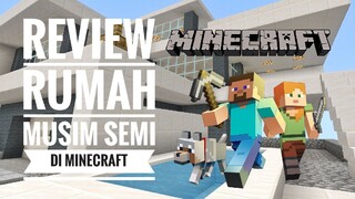 REVIEW RUMAH MUSIM SEMI DI MINECRAFT PE 2023