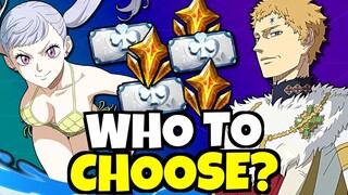 NOEL or JULIUS? - FULL F2P SUMMON & DUPE PLAN!!! [Black Clover Mobile]