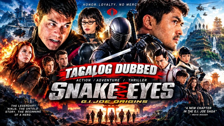 SNAKE EYES TAGALOG DUBBED