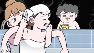 How could someone do such a thing in a public bath!?