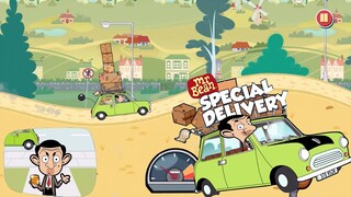 Hill Climb Racing Game but Mr. Bean on it? Mr. Bean Special Delivery Gameplay