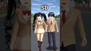 Menua bersama seragam SD SMP SMA baju baru sakura #sakuraschoolsimulator