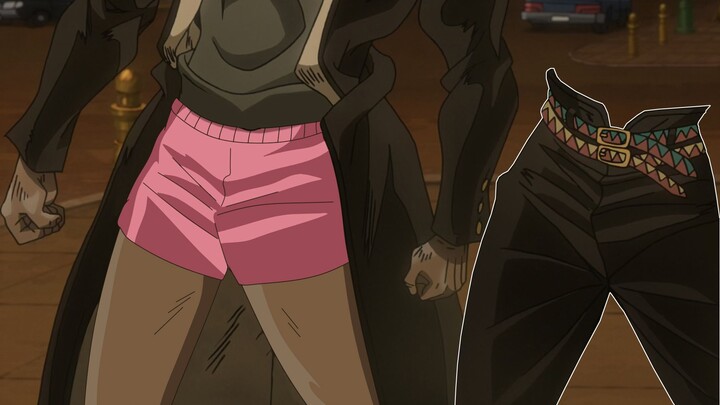 Jotaro's 20,000 yen school pants fell off, can you help him put them on?