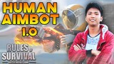 RAFF: Human Aimbot 1.0 | Rules of Survival Highlights!