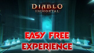 Easy FREE Experience, Level Up Faster in Diablo Immortal