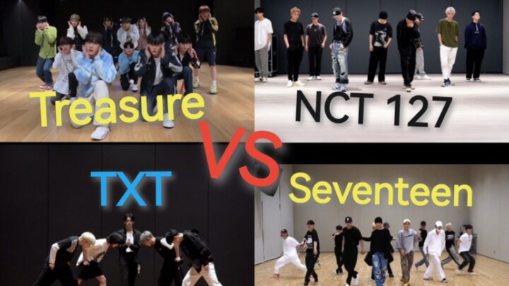 【Reaksi】Empat boy group berkumpul, yang mana favoritmu?