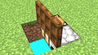 how to make the smallest house in minecraft