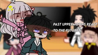 Past uppermoons react to the future || ume & gyutaro || kny demon slayer