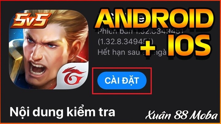 Cách CÀI ĐẶT CỜ LIÊN QUÂN Trên IOS và ANDROID   Máy Chủ Thử Nghiệm Garena