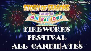 Fireworks Festival with All Candidates -  STORY OF SEASONS: Friends of Mineral Town (ENGLISH)