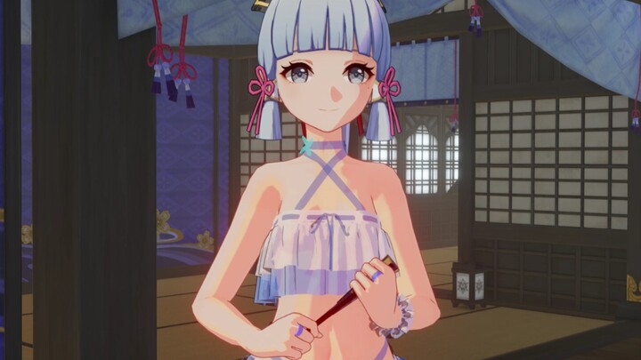 Linghua in Swimsuit Welcomes Ke Maomao