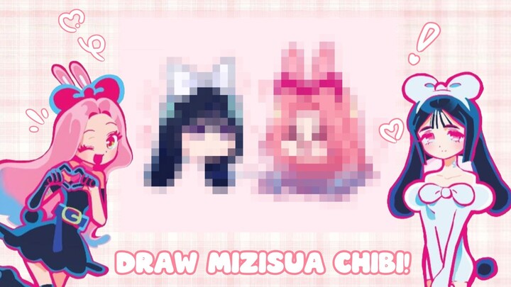 — 🤍 | draw mizisua bunny chibi!! — alien stage fanart