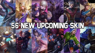 56 NEW SKIN UPCOMING MOBILE LEGENDS (S18 SKIN & M2 SKIN) - Mobile Legends Bang Bang