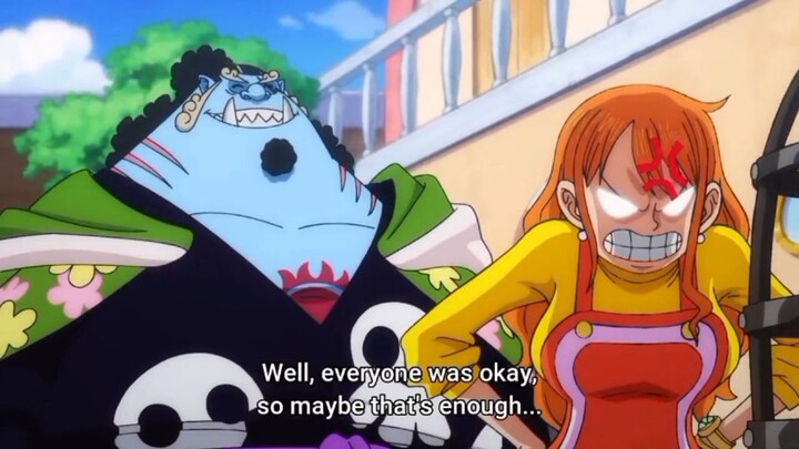 SCENE JINBEI TAKUT LIHAT HAKI NAMI