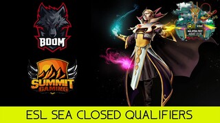 SUMMIT GAMING VS BOOM ESPORTS - TOTAL DOMINATION! ESL ONE SEA CLOSED QUALIFIERS HIGHLIGHTS