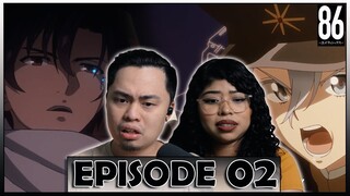 "Spearhead" 86 Eighty Six Episode 2 Reaction