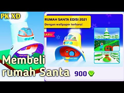 Aku langsung membeli rumah Santa Claus di PK XD Update Musim Salju~PKXD Event Natal