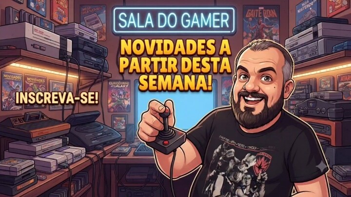 Novidades Incríveis na Sala do Gamer a Partir de Hoje!