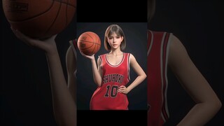 Haruko Akagi ❤️❤️❤️ #haruko #slamdunk #youtubeshorts #viral