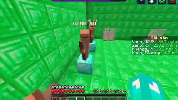 MINI GAME- CUỘC CHIẾN ĐÀO QUẶNG TIKTOK MINECRAFT -- NOOB NÂNG CẤP THANH KIẾM ÁM