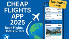 🌍 Cheap Flights App 2025 – Book Fast, Save Big | 比 Google Flights 更快更便宜