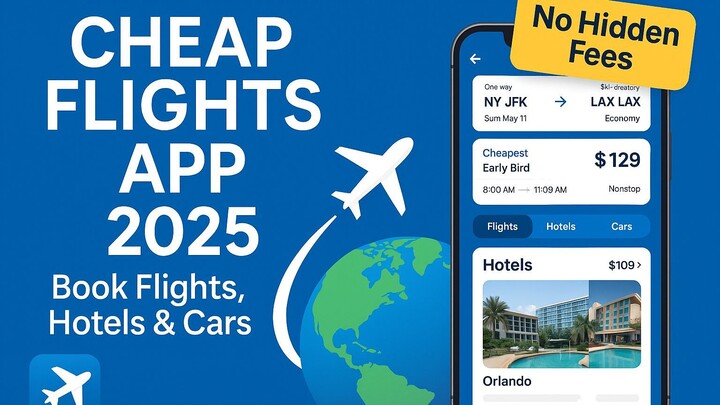 🌍 Cheap Flights App 2025 – Book Fast, Save Big | 比 Google Flights 更快更便宜