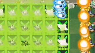 Various screen-filling plant ultimates vs. endless level 8 ordinary zombies